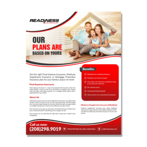 Flyer Design by debdesign for Readiness Insurance | Design: #22099349