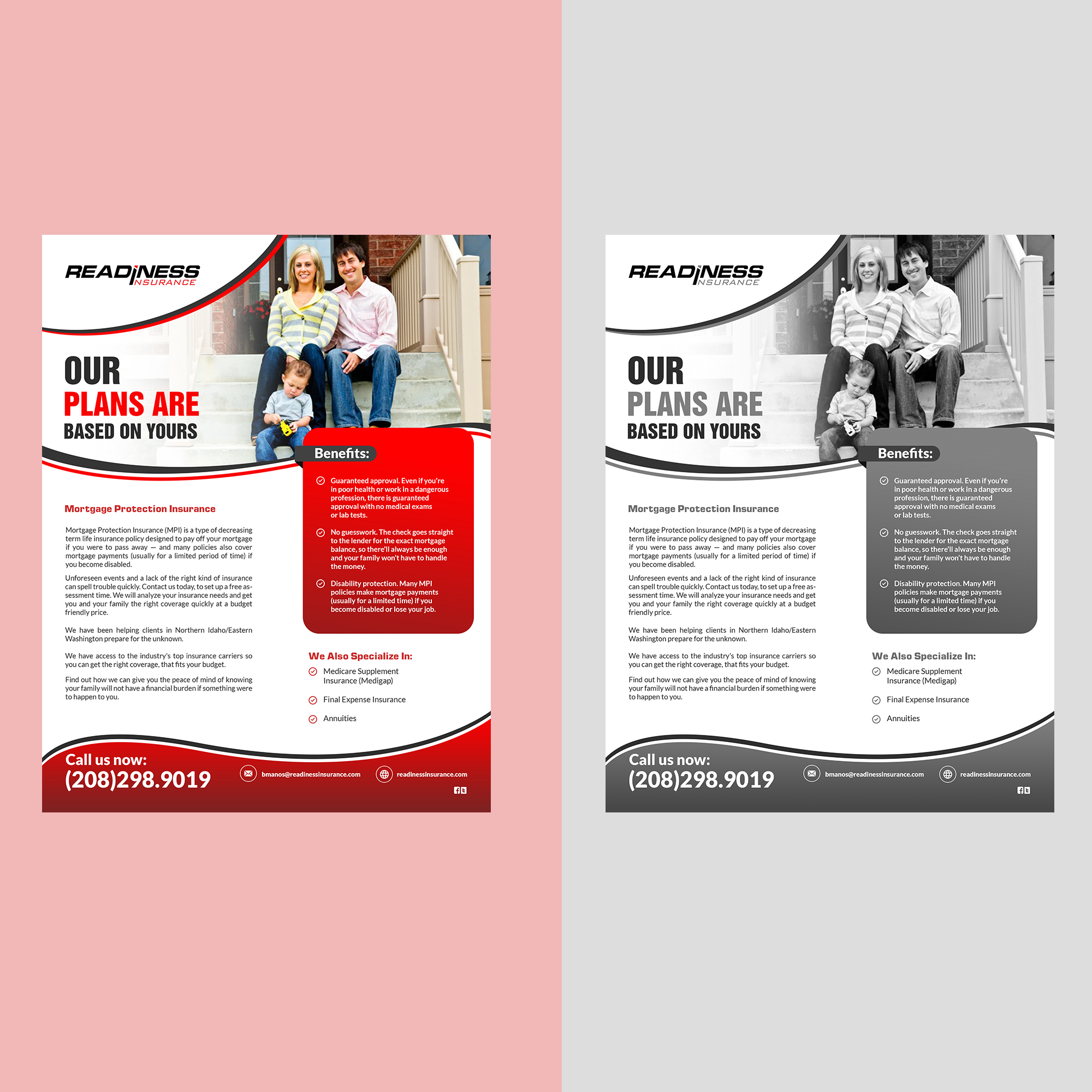 Flyer Design by debdesign for Readiness Insurance | Design #22770039