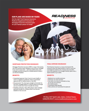 Flyer Design by Deziners Zone for Readiness Insurance | Design: #22100910