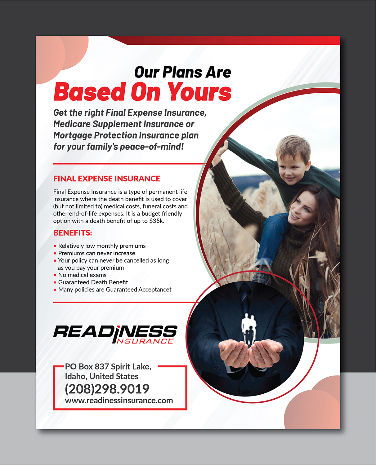 Flyer Design by Deziners Zone for Readiness Insurance | Design #22100911