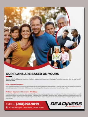 Flyer Design by creative.bugs for Readiness Insurance | Design: #22097219