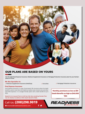 Flyer Design by creative.bugs for Readiness Insurance | Design: #22106050