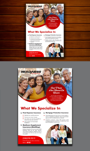 Design de Flyer par ecorokerz pour Readiness Insurance | Design #22098841