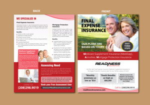 Flyer Design by meet007 for Readiness Insurance | Design: #22133644