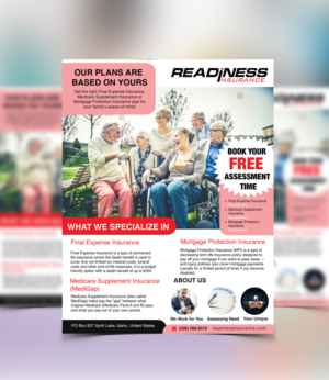 Design de Flyer par wolfwud pour Readiness Insurance | Design #22097669