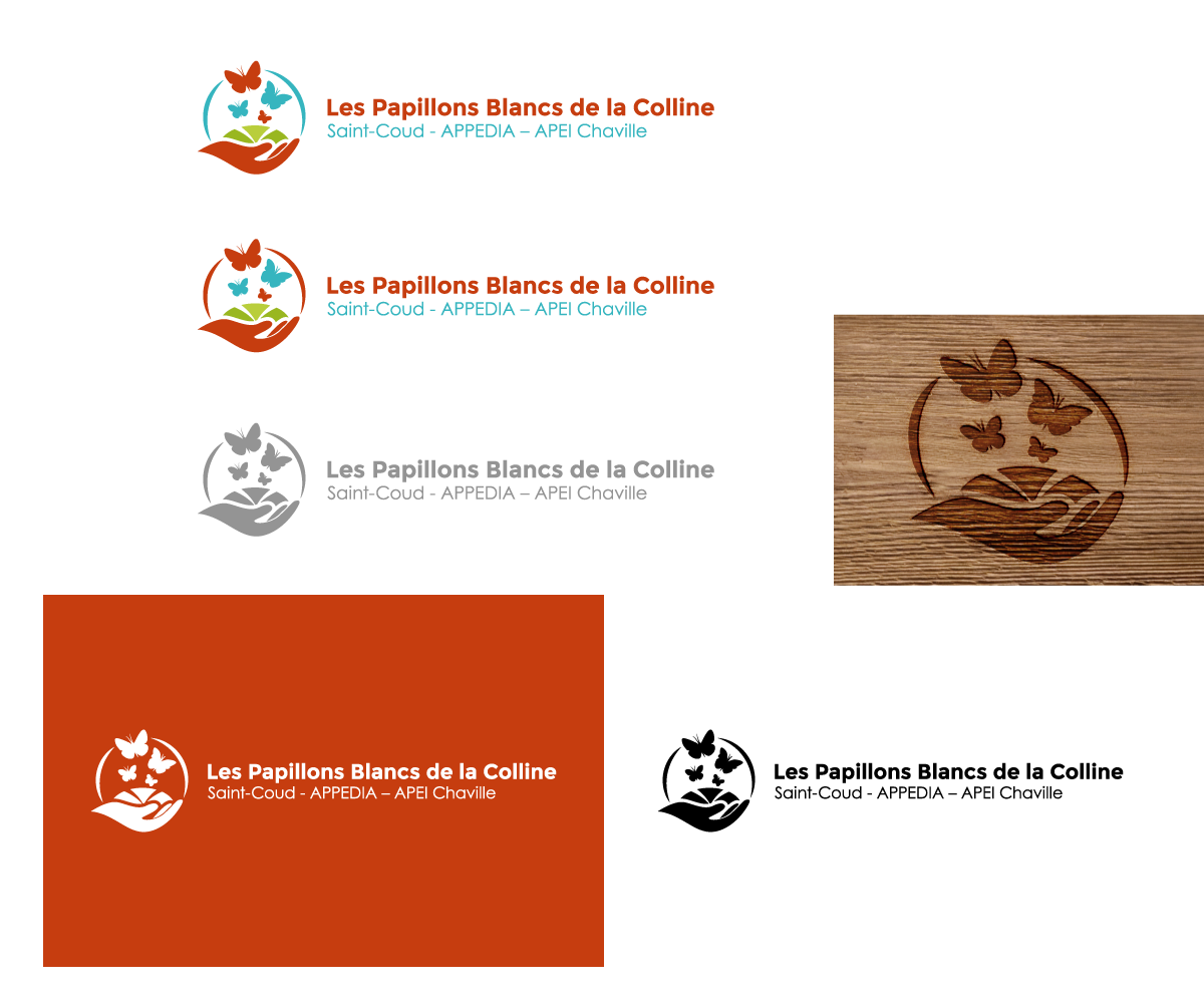 Logo Design by cerus for Papillons Blancs de Saint Cloud - APPEDIA | Design #22180423