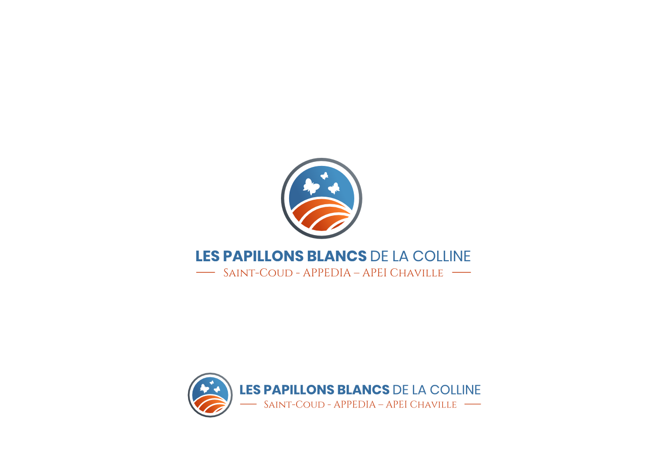 Logo Design by Gita. for Papillons Blancs de Saint Cloud - APPEDIA | Design #22187329