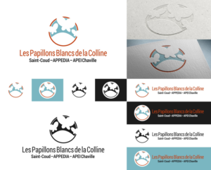 Logo Design by bojboga for Papillons Blancs de Saint Cloud - APPEDIA | Design: #22128767