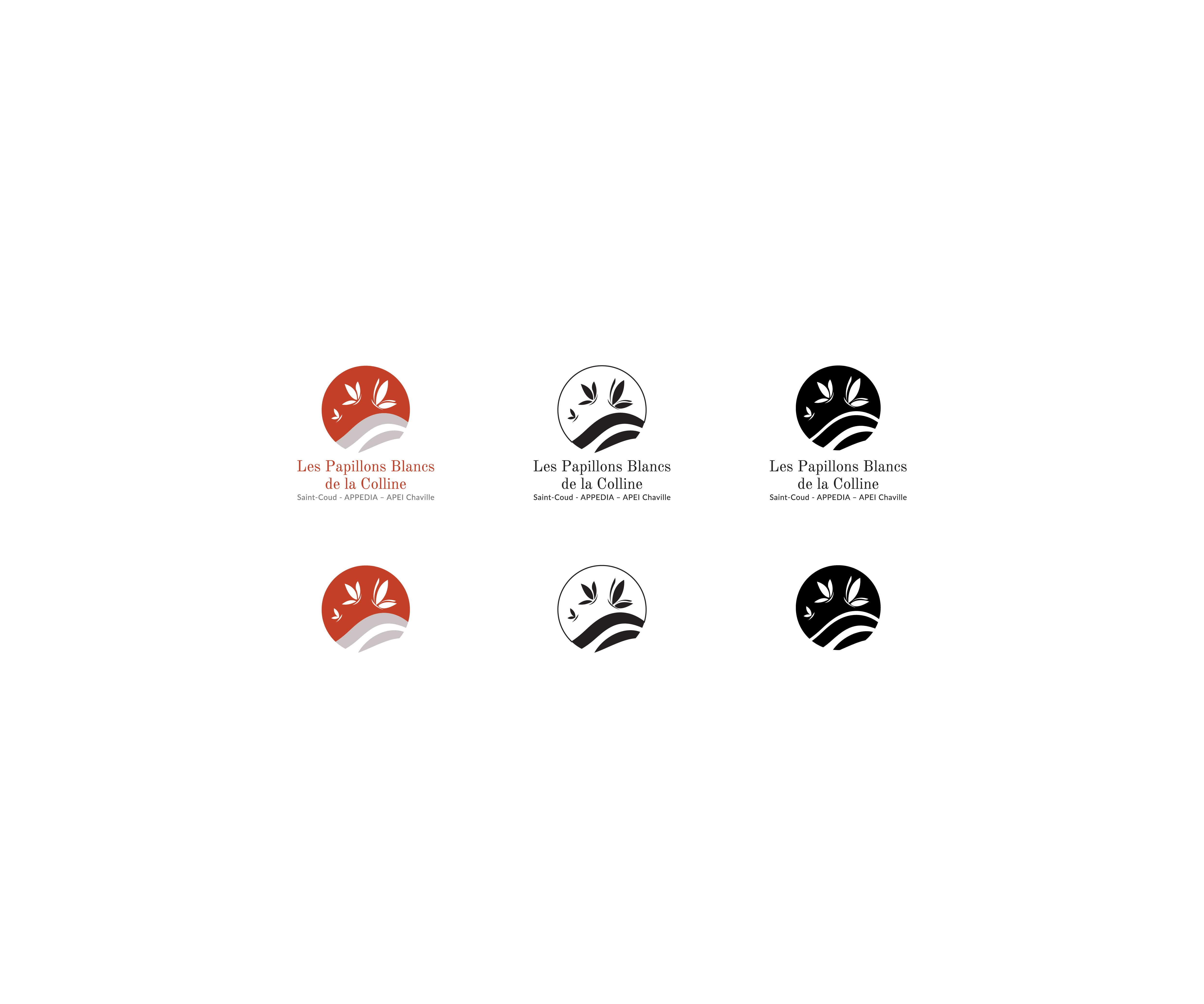 Logo Design by Svetlana Martinovic 2 for Papillons Blancs de Saint Cloud - APPEDIA | Design #22283422