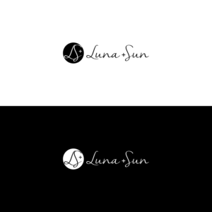 Luna + Sun (with the label in small) | Logo Design by AZart