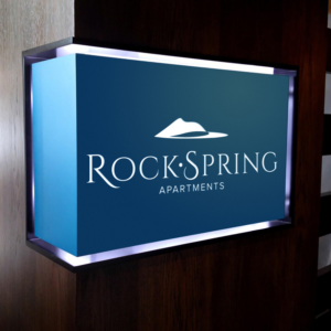 Rock Spring Apartments | Logo Design by rls