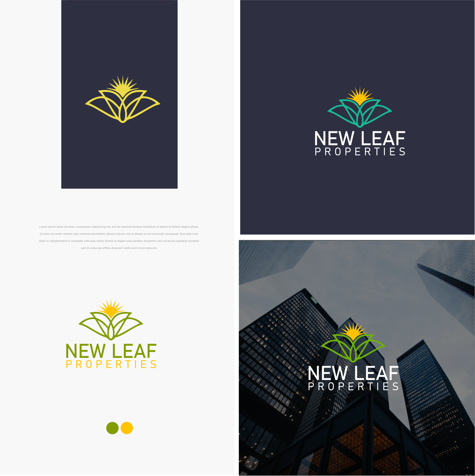Logo Design by mike edan for New Leaf Properties | Design #22153729