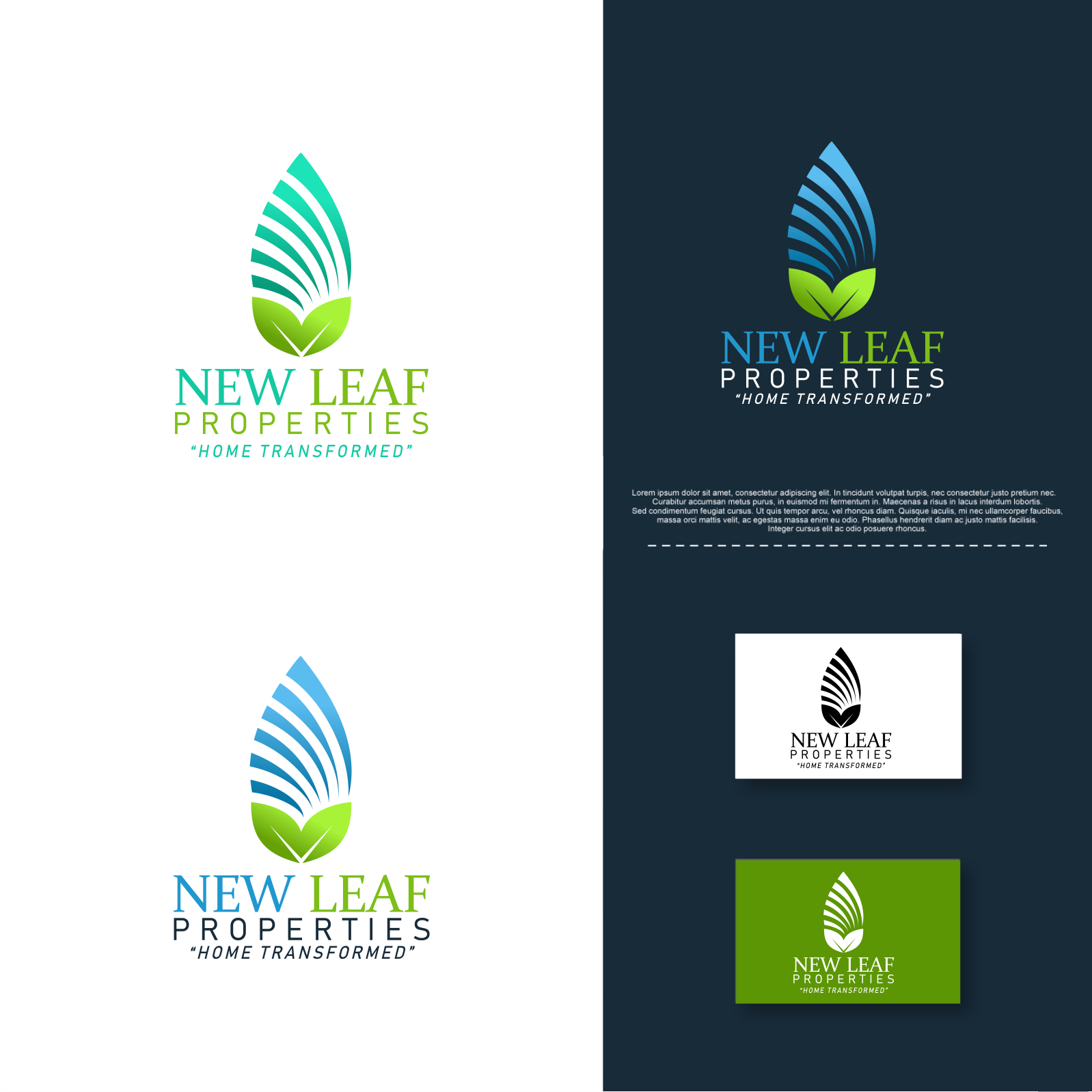 Logo Design by mike edan for New Leaf Properties | Design #22201277