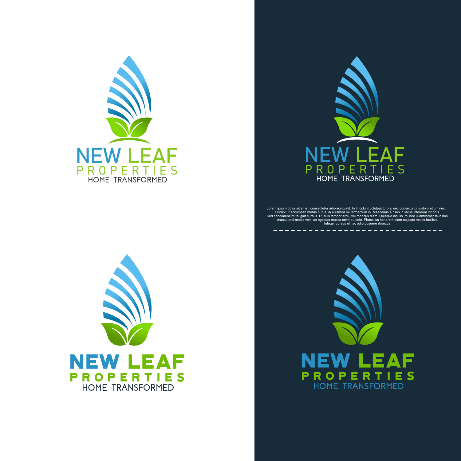 Logo Design by mike edan for New Leaf Properties | Design #22216704