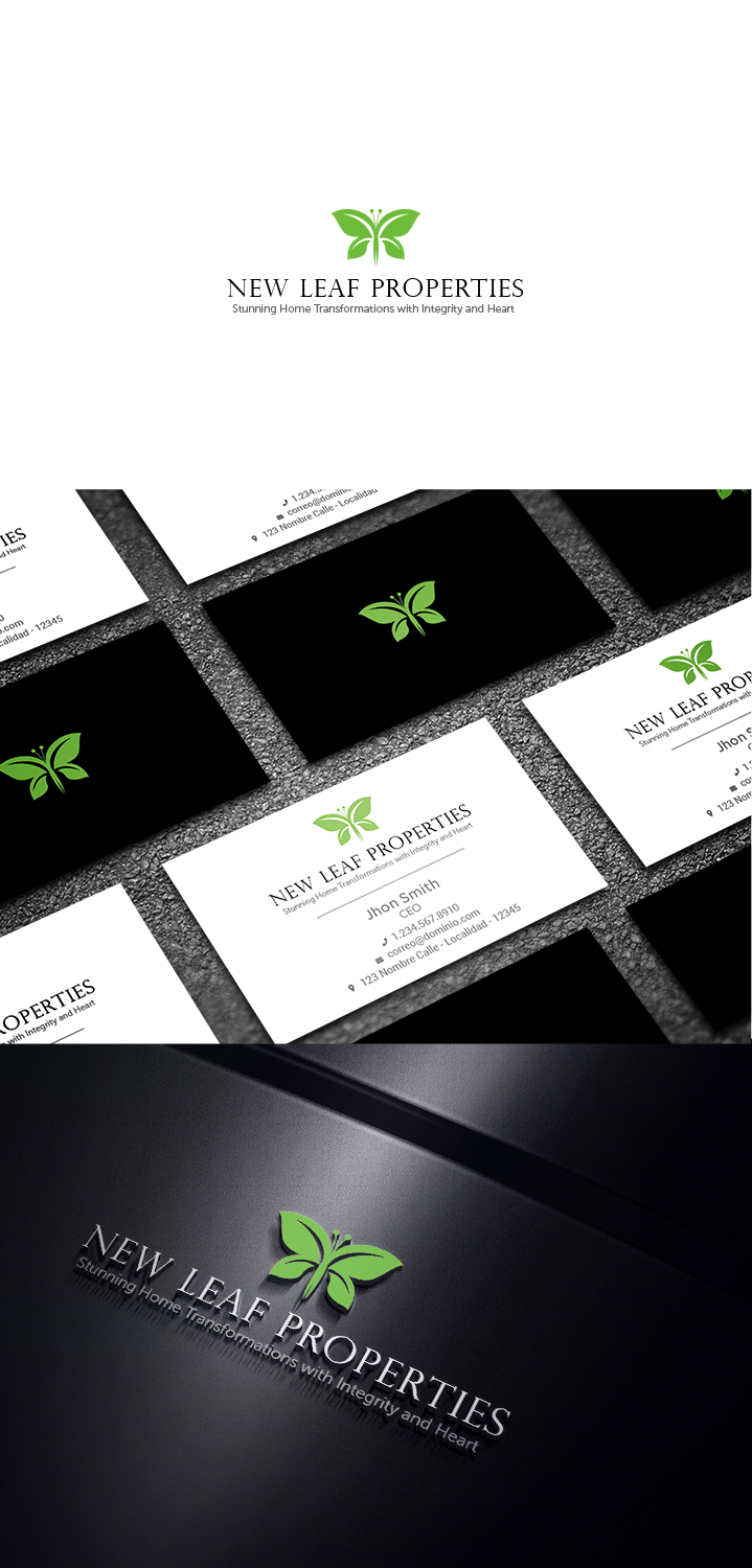Logo Design by lionx for New Leaf Properties | Design #22126425