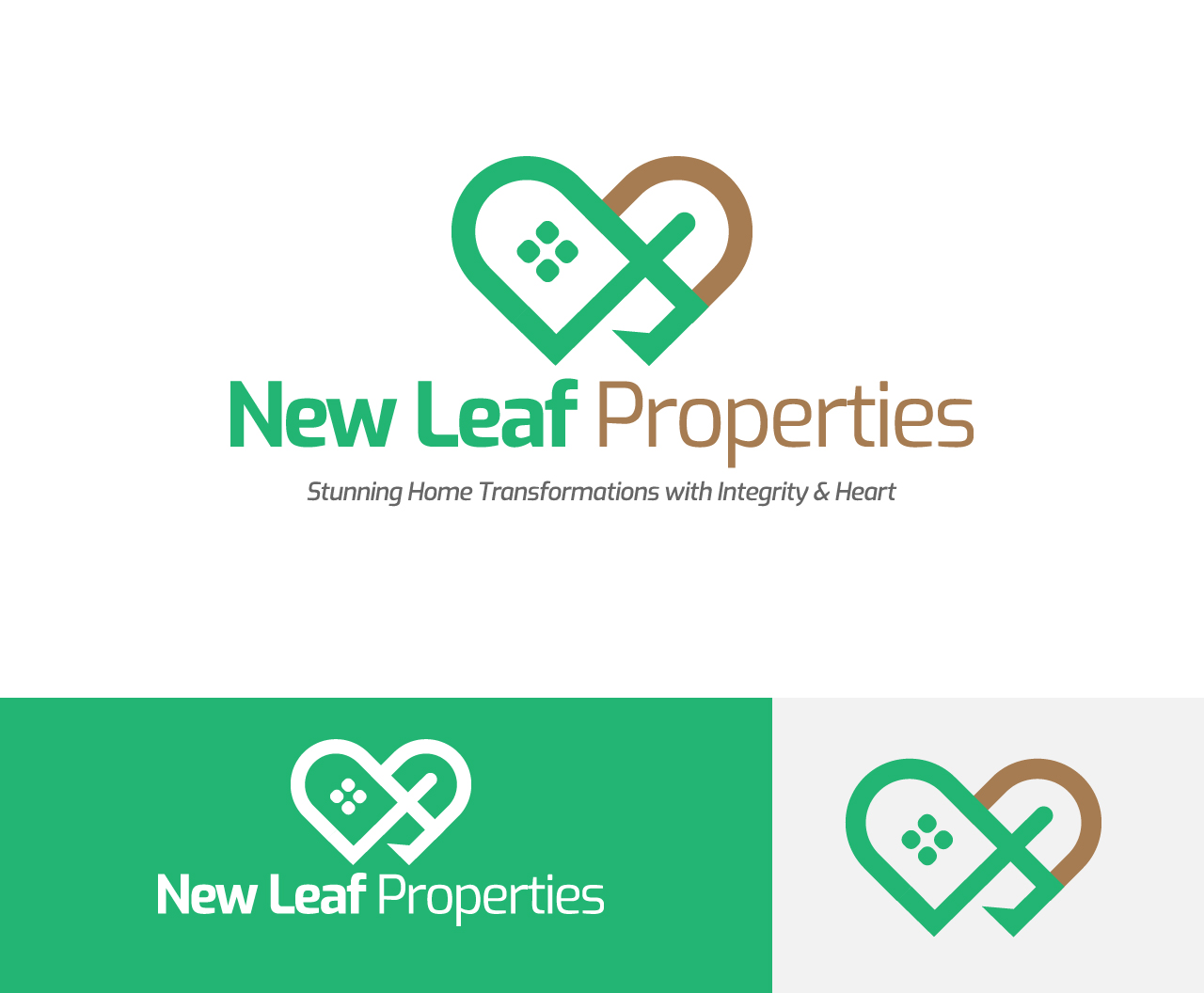 Logo Design by Gexton for New Leaf Properties | Design #22121559