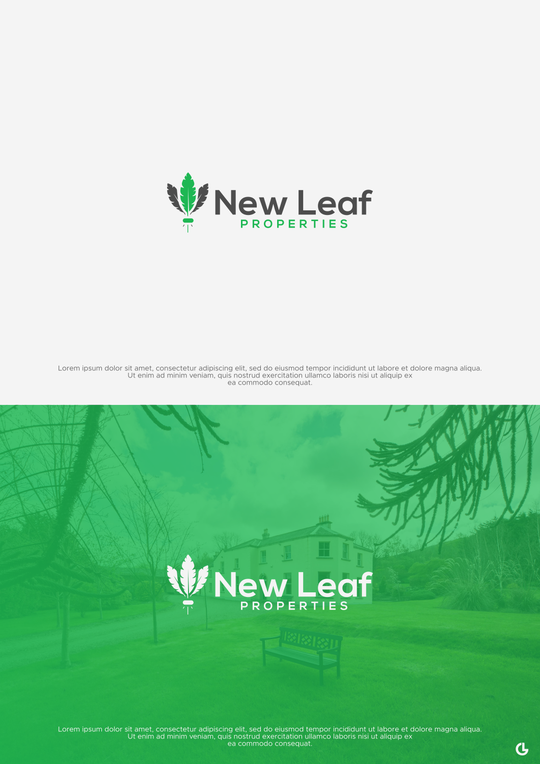 Logo-Design von RICKY.T für New Leaf Properties | Design #22124866