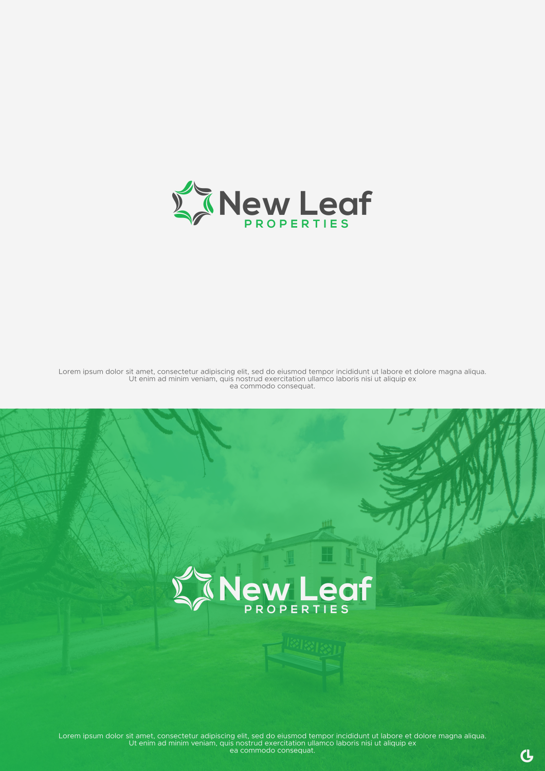 Logo-Design von RICKY.T für New Leaf Properties | Design #22124868