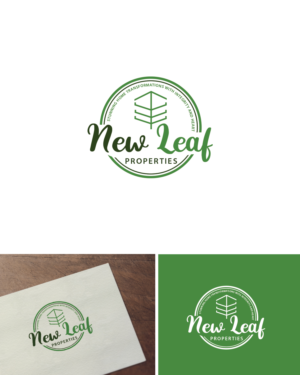 Logo Design by k.l.s.chatterjee 2 for New Leaf Properties | Design: #22107323