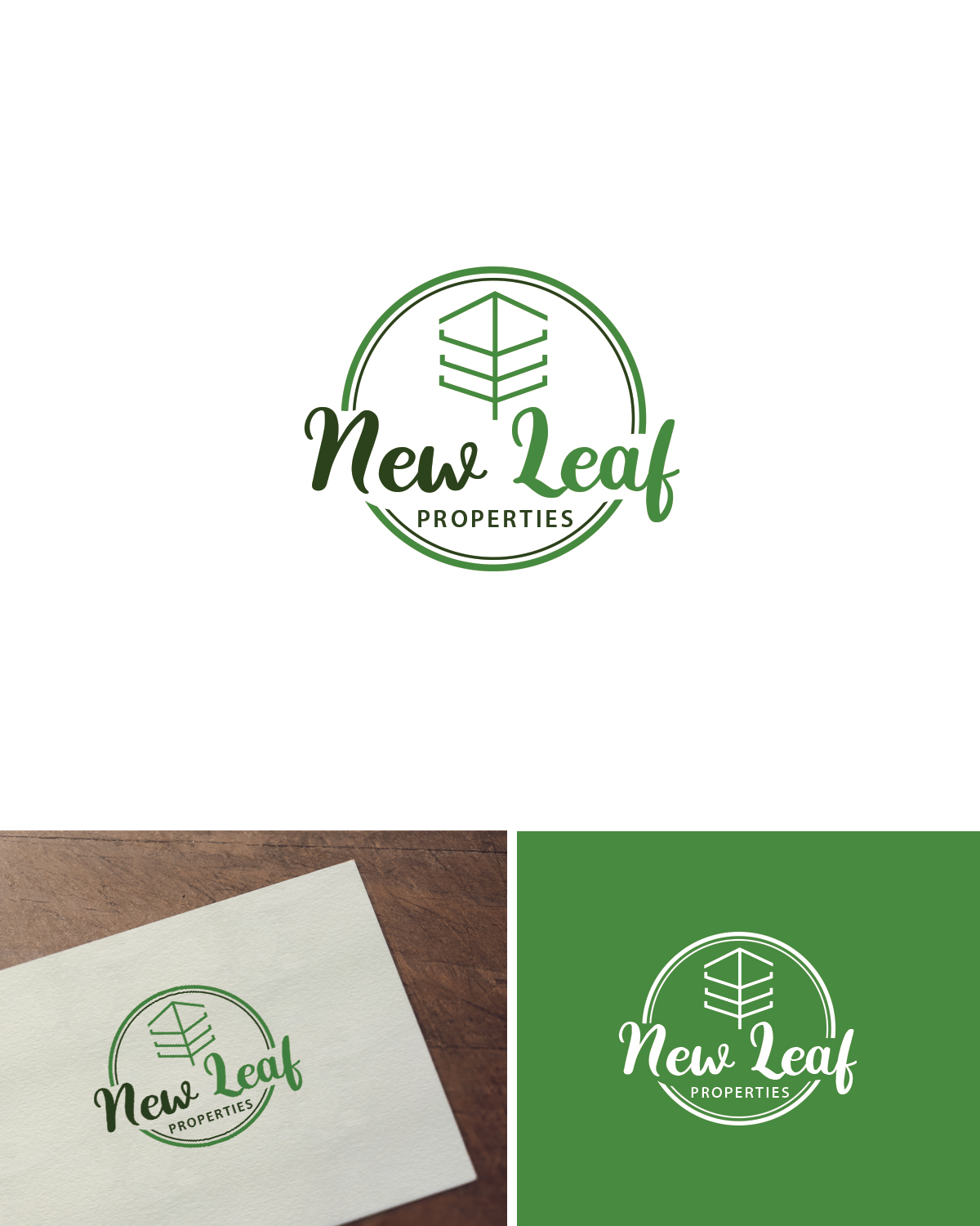 Logo-Design von k.l.s.chatterjee 2 für New Leaf Properties | Design #22107325