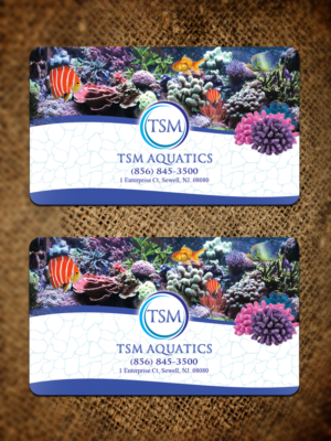 TSM Aquatics   business card | Diseño de Tarjeta de Presentación por Sandaruwan