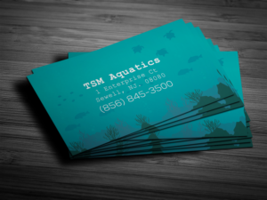TSM Aquatics   business card | Diseño de Tarjeta de Presentación por pentaxial