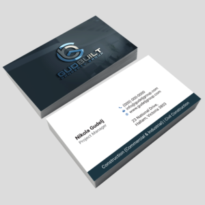 Construction company business card  | Business Card Design by adiazudin