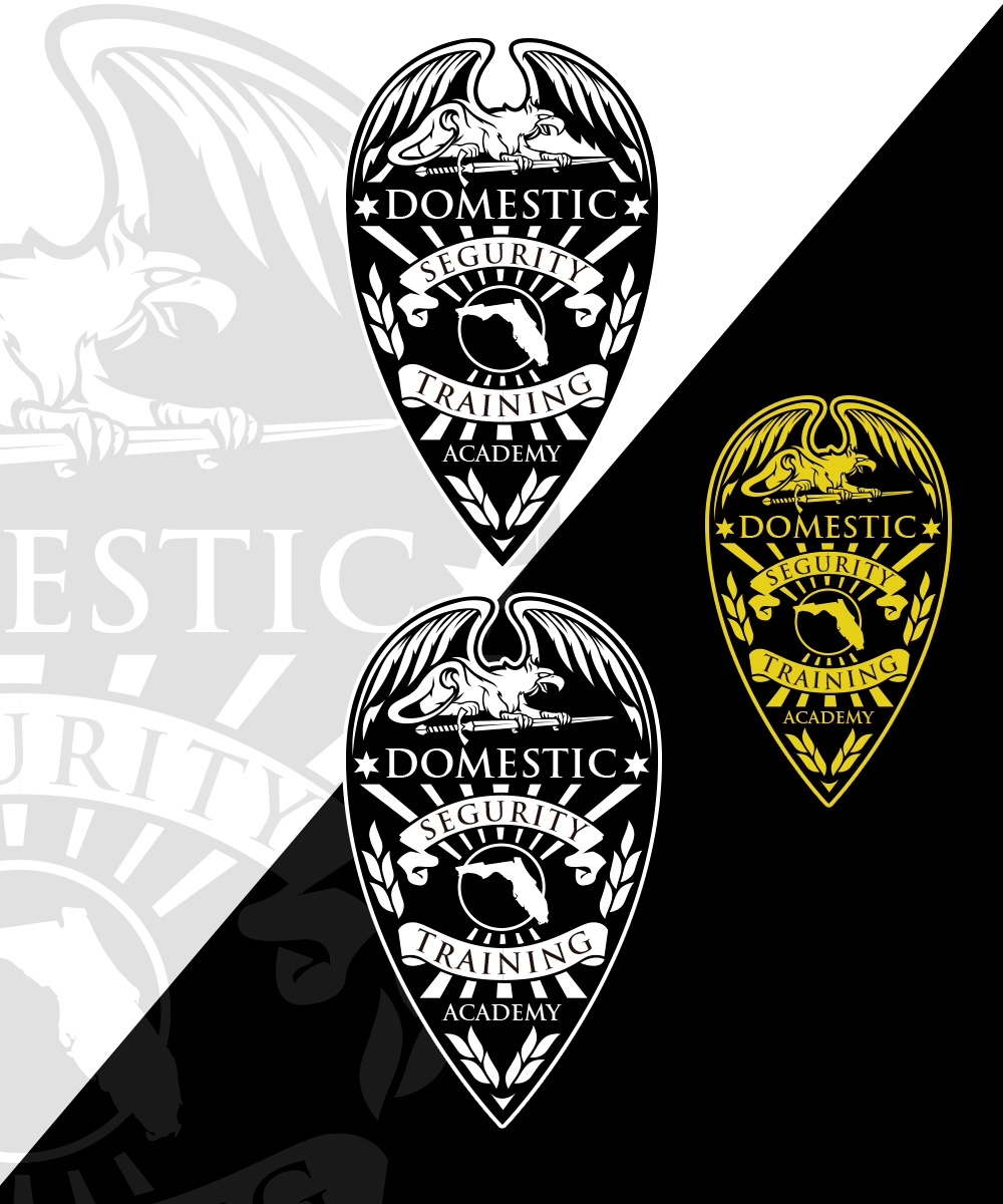 Logo Design by StudioD™ for DOMESTIC SECURITY TRAINING ACADEMY | Design #22118660