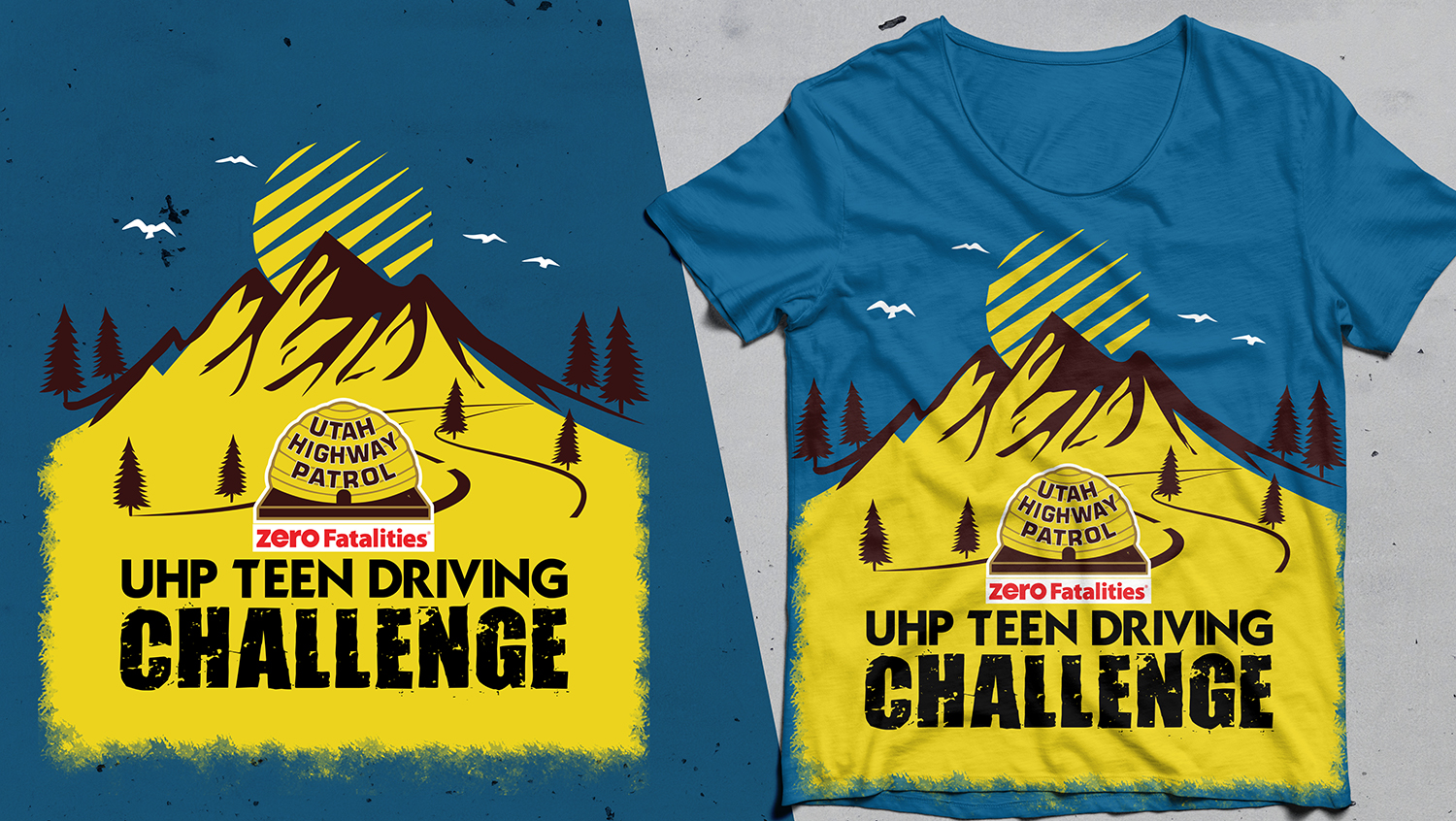 T-shirt Design by SAI DESIGNS for Utah Highway Safety Office - DPS | Design #22135319