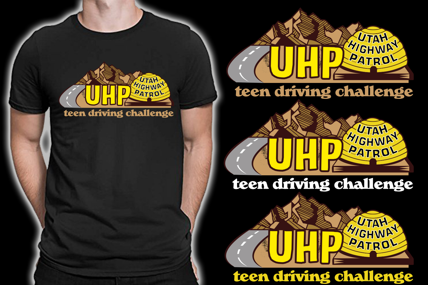 T-shirt Design by unadversaIstudio for Utah Highway Safety Office - DPS | Design #22124769