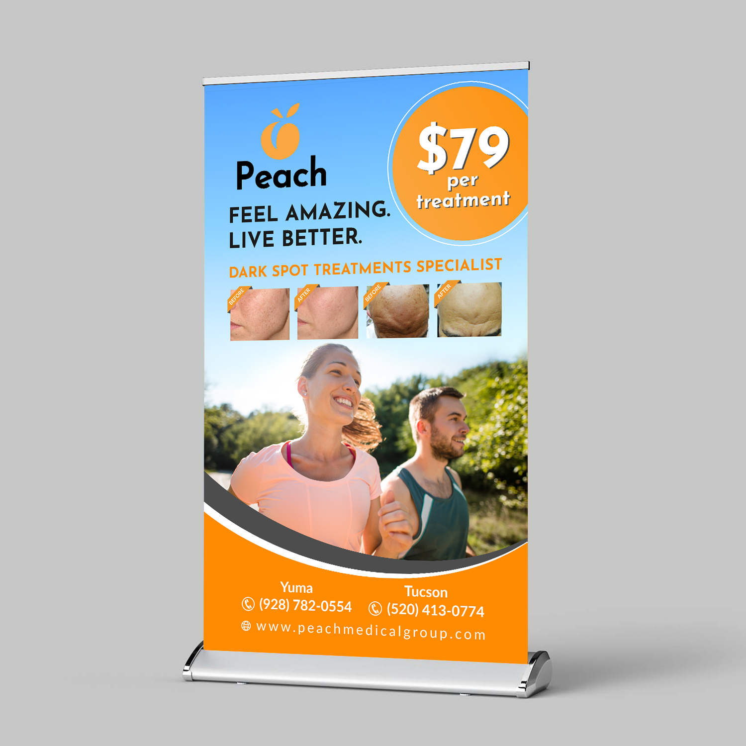 Signage Design by OwnDesign for Peach Skin & Laser | Design #22120677
