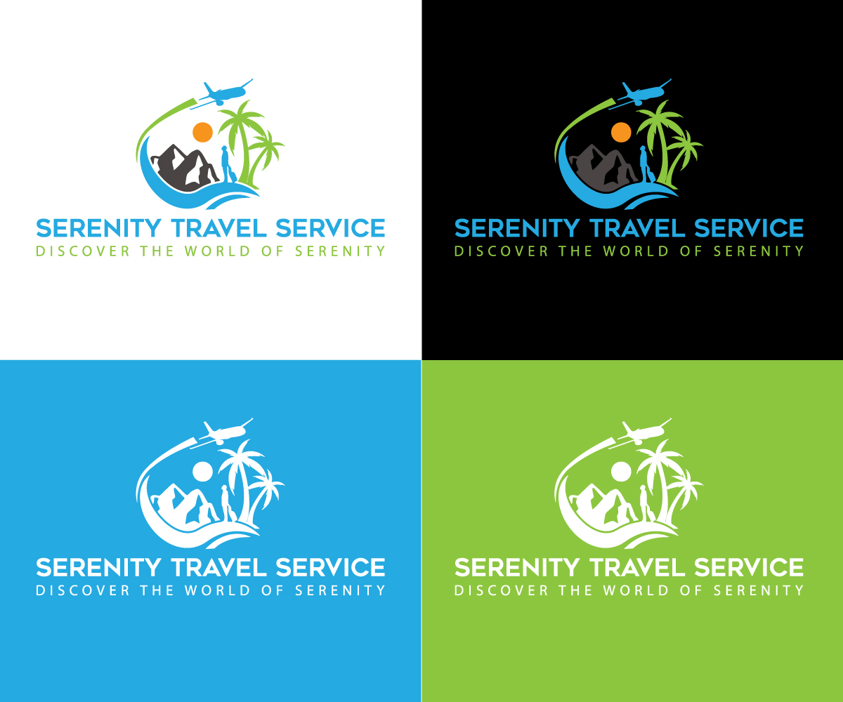 Logo-Design von berron 2 für Serenity Travel Service | Design: #22136335