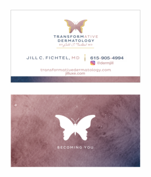Business Card Design by Tosha for Bexley Dermatology | Design #22121979