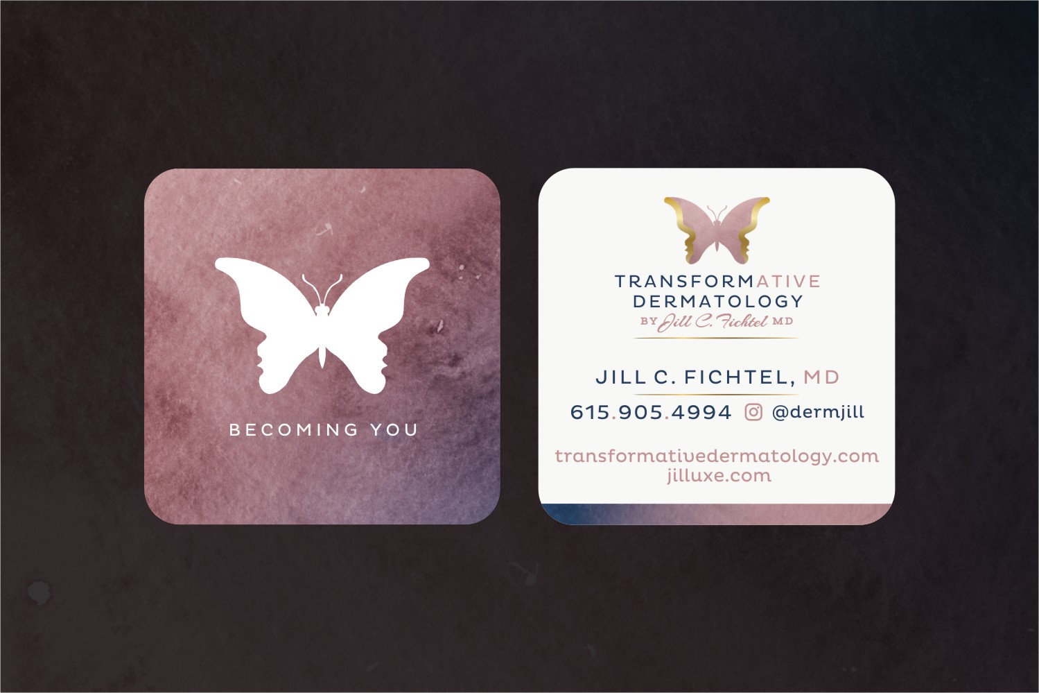 Business Card Design by INDIAN_Ashok for Bexley Dermatology | Design #22123580