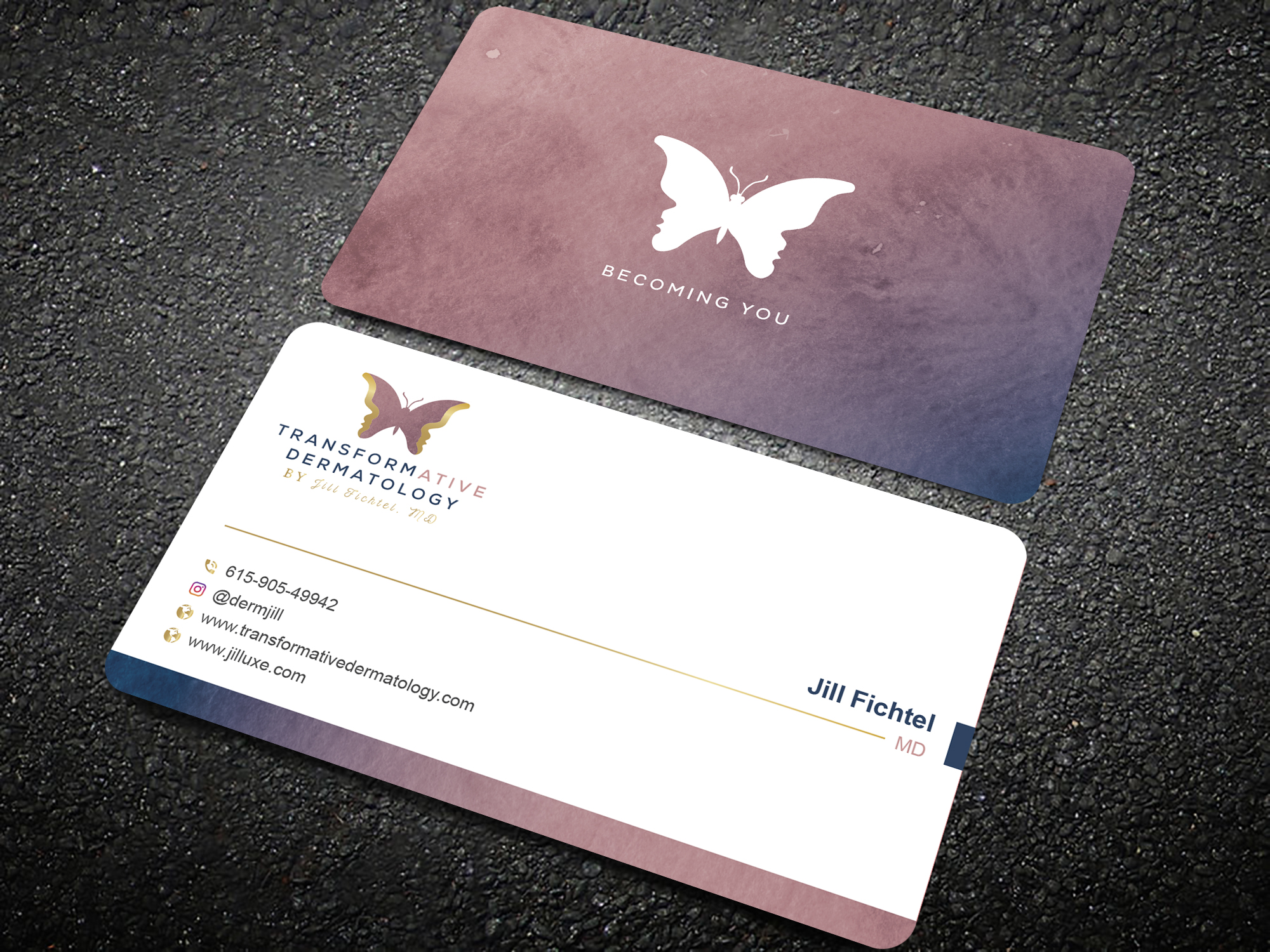 Business Card Design by Uttom 2 for Bexley Dermatology | Design #22123417