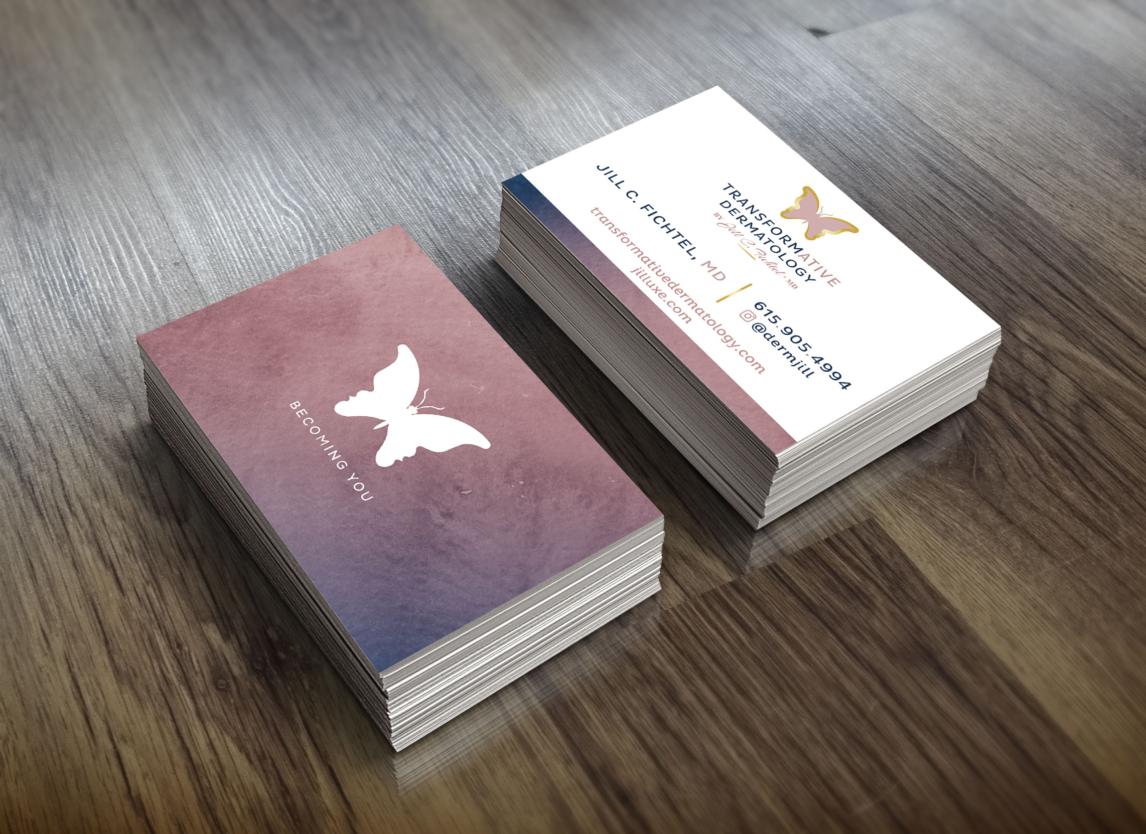 Visitenkarten-Design von Blvck für Bexley Dermatology | Design #22122039