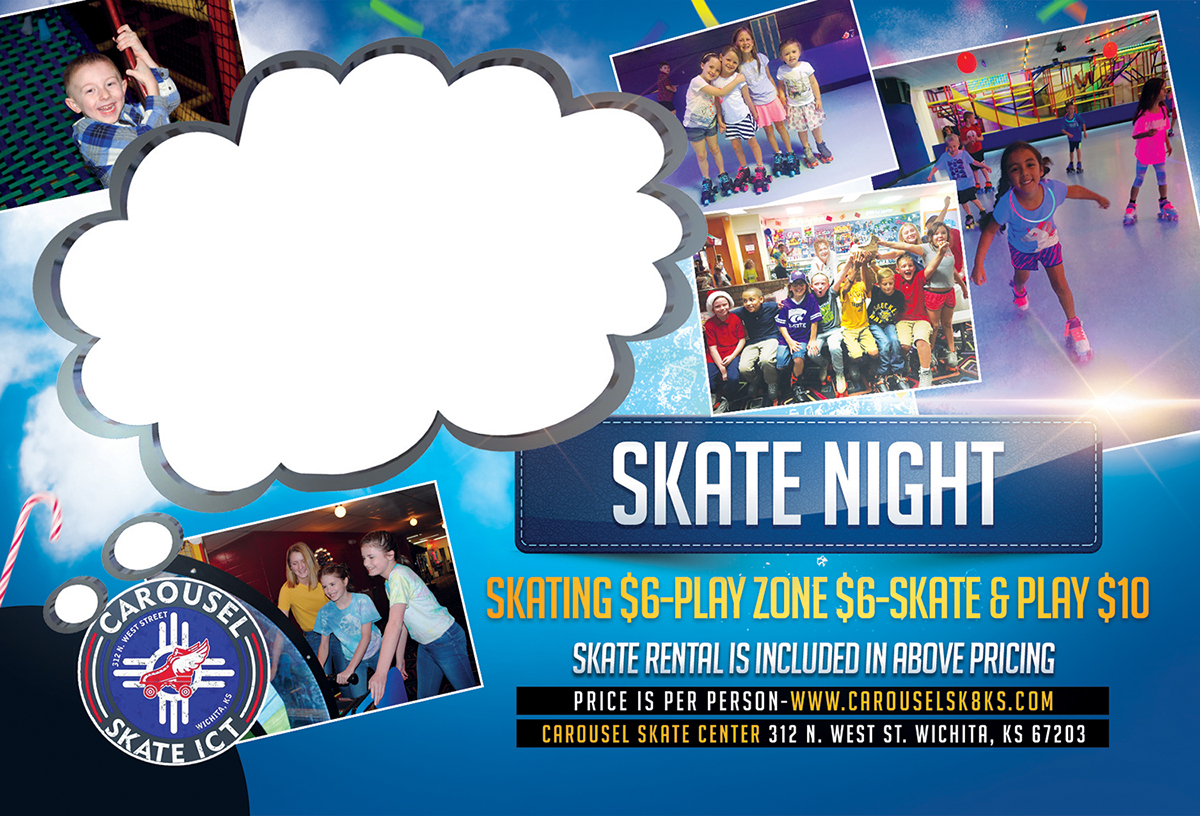 Grafik-Design von VEGA-Designs für Carousel Skate Center | Design #22139397