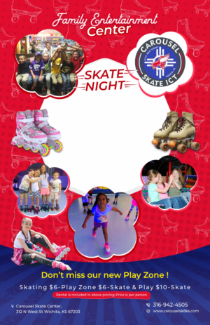 Graphic Design by Vijay 19 for Carousel Skate Center | Design #22130822