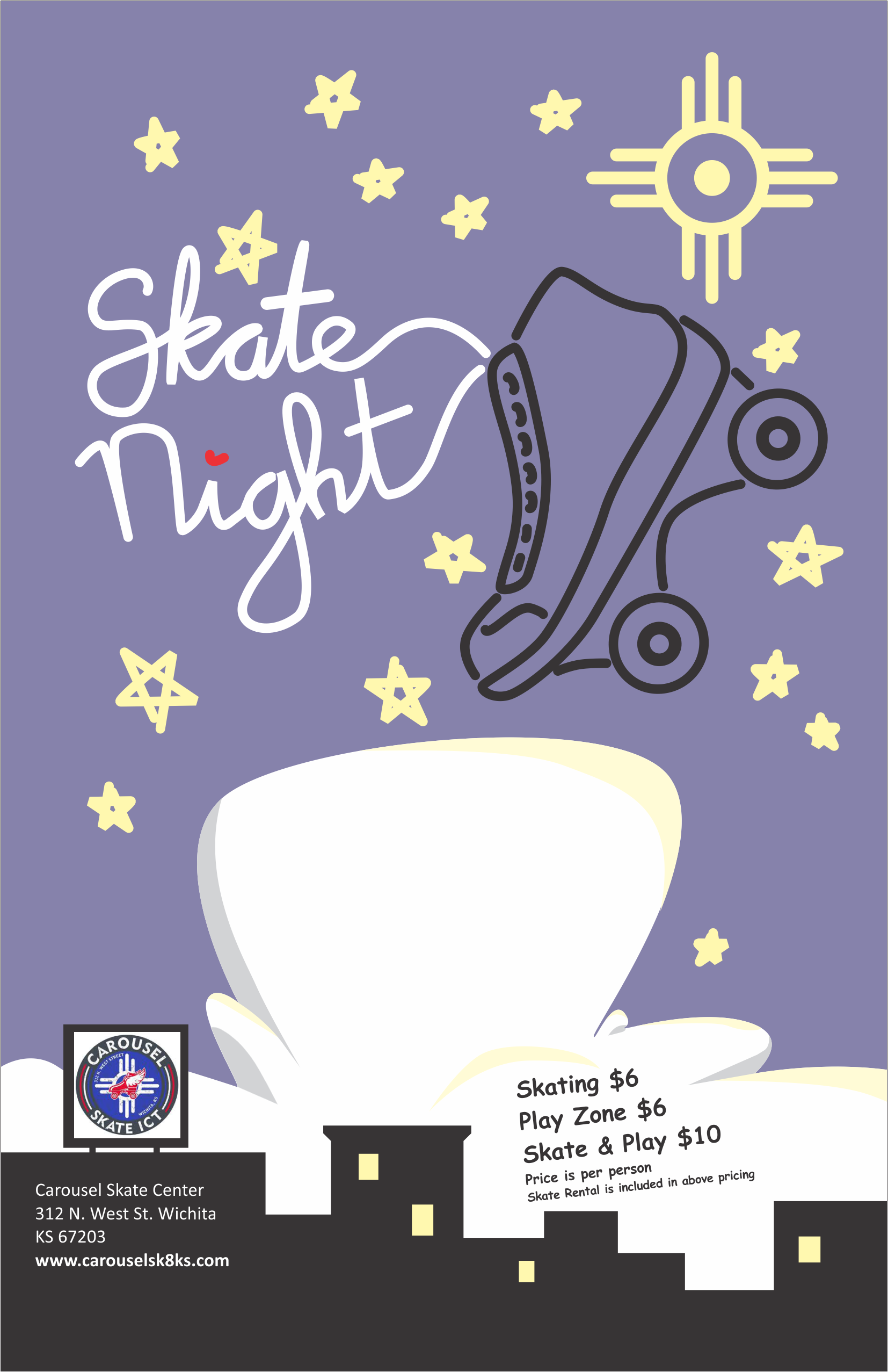 Graphic Design by Bogai for Carousel Skate Center | Design #22136976