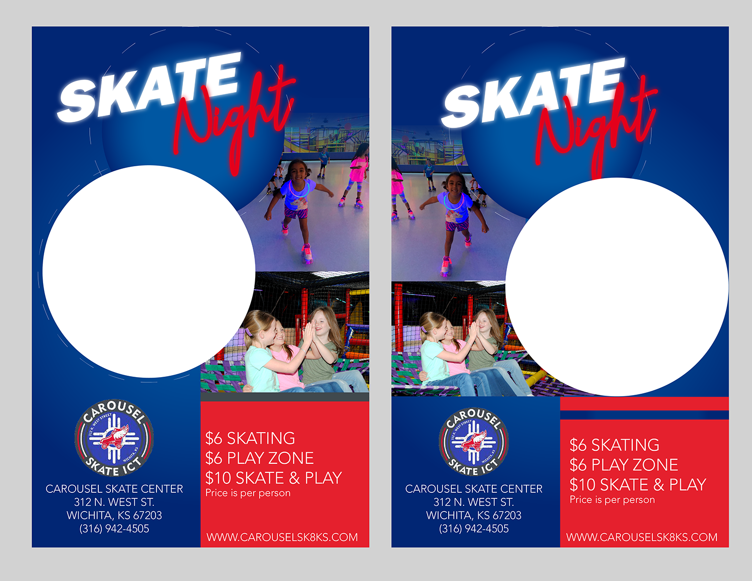 Graphic Design by IndreDesign for Carousel Skate Center | Design #22124725