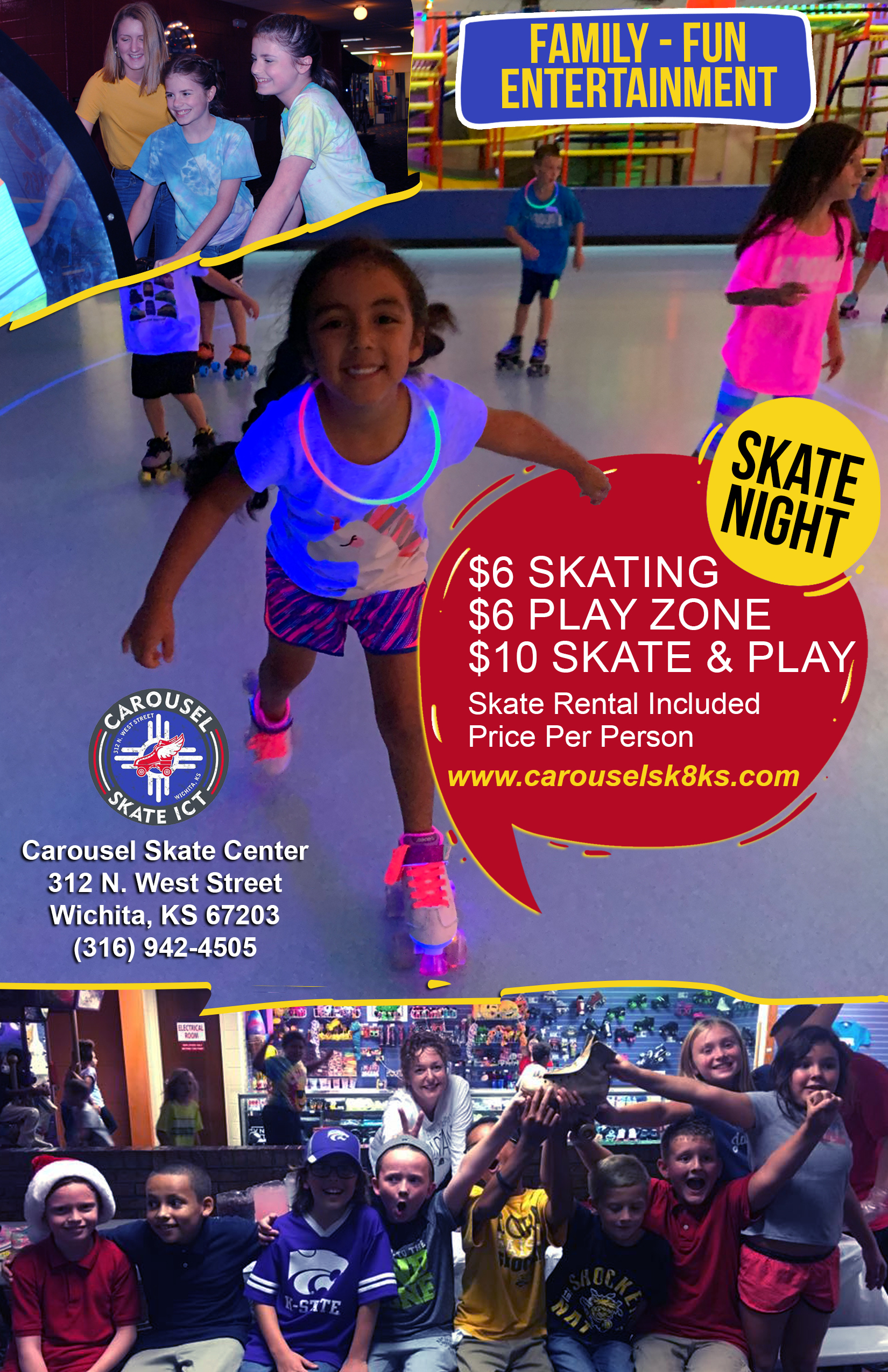 Grafik-Design von LSDdesign für Carousel Skate Center | Design #22143241
