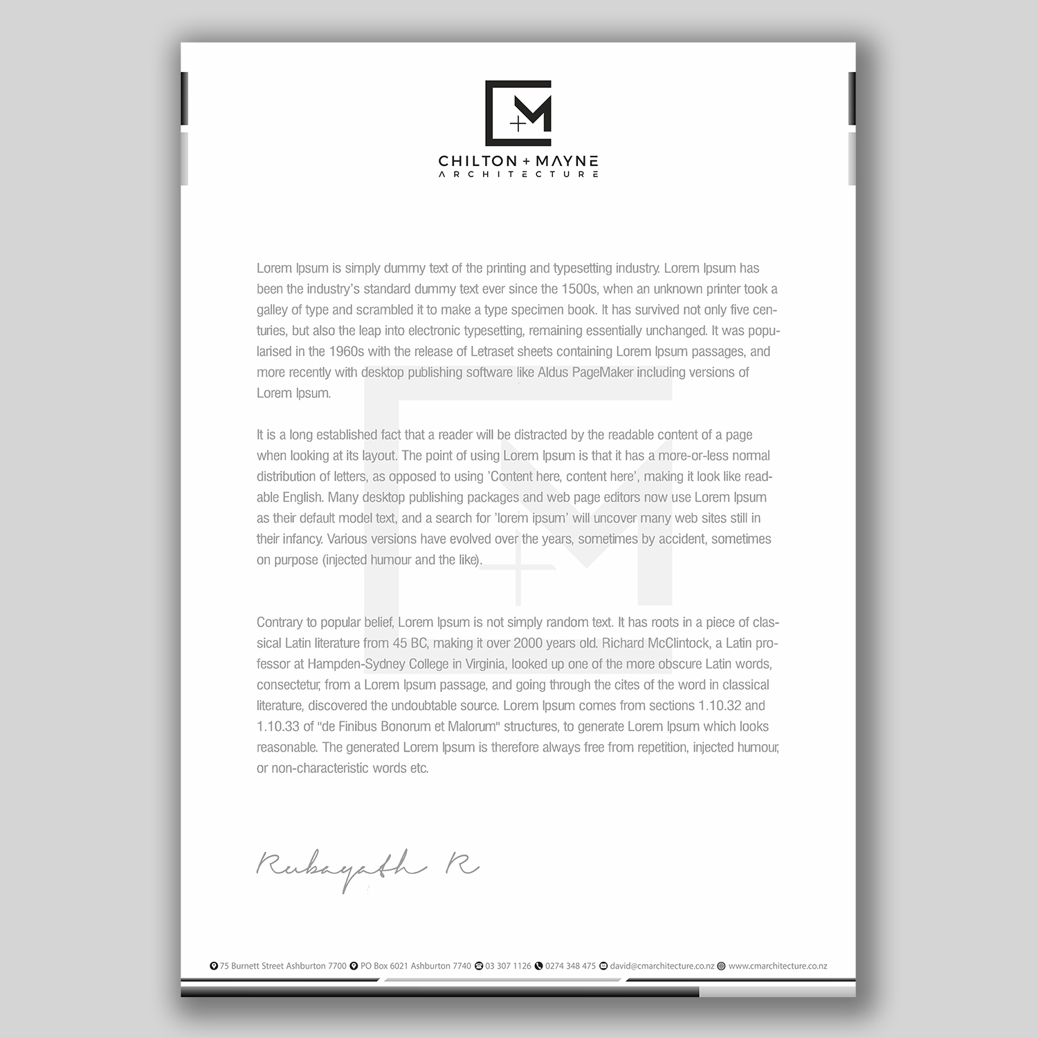 Stationery Design by Petter Goms for this project | Design #22129530