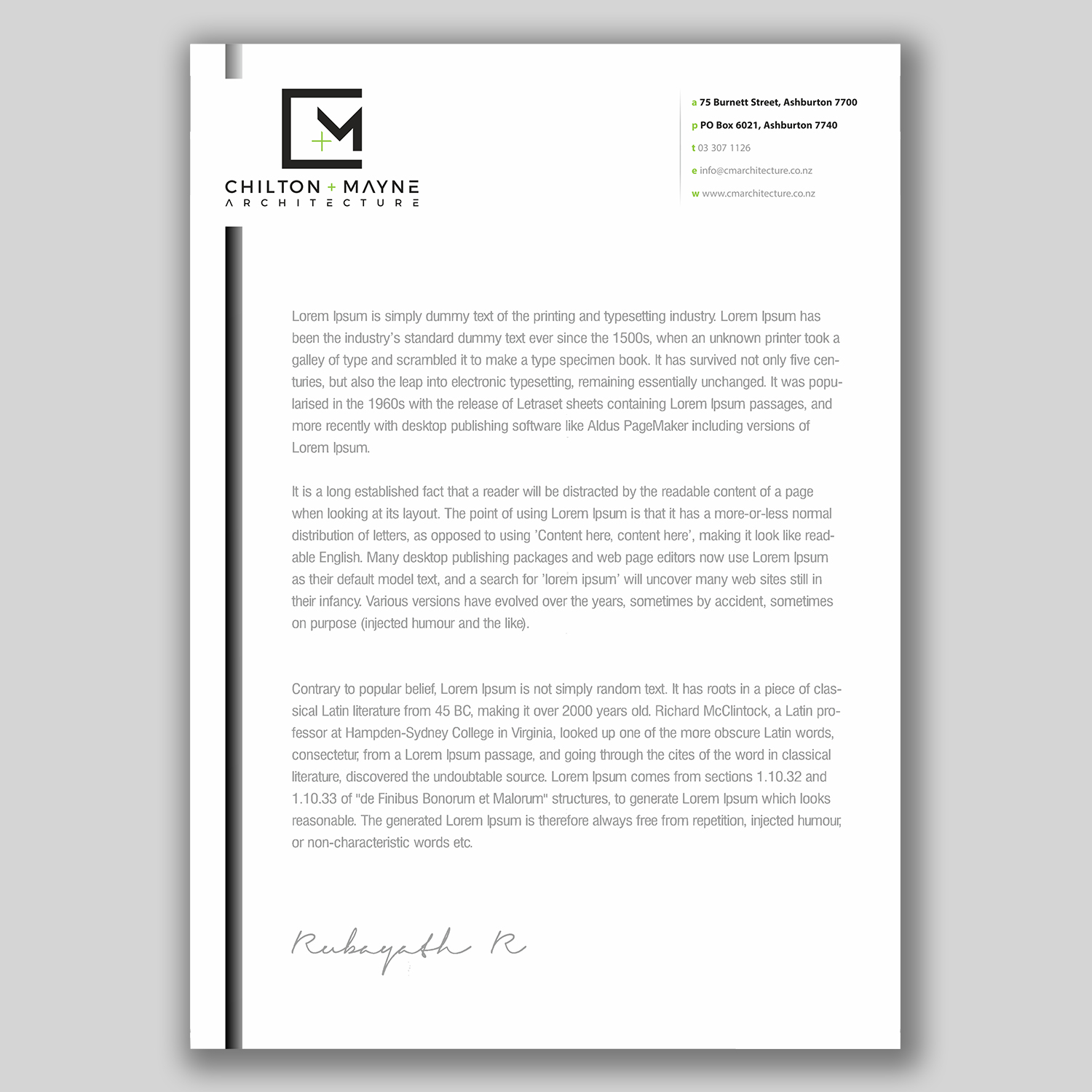 Stationery Design by Petter Goms for this project | Design #22129545