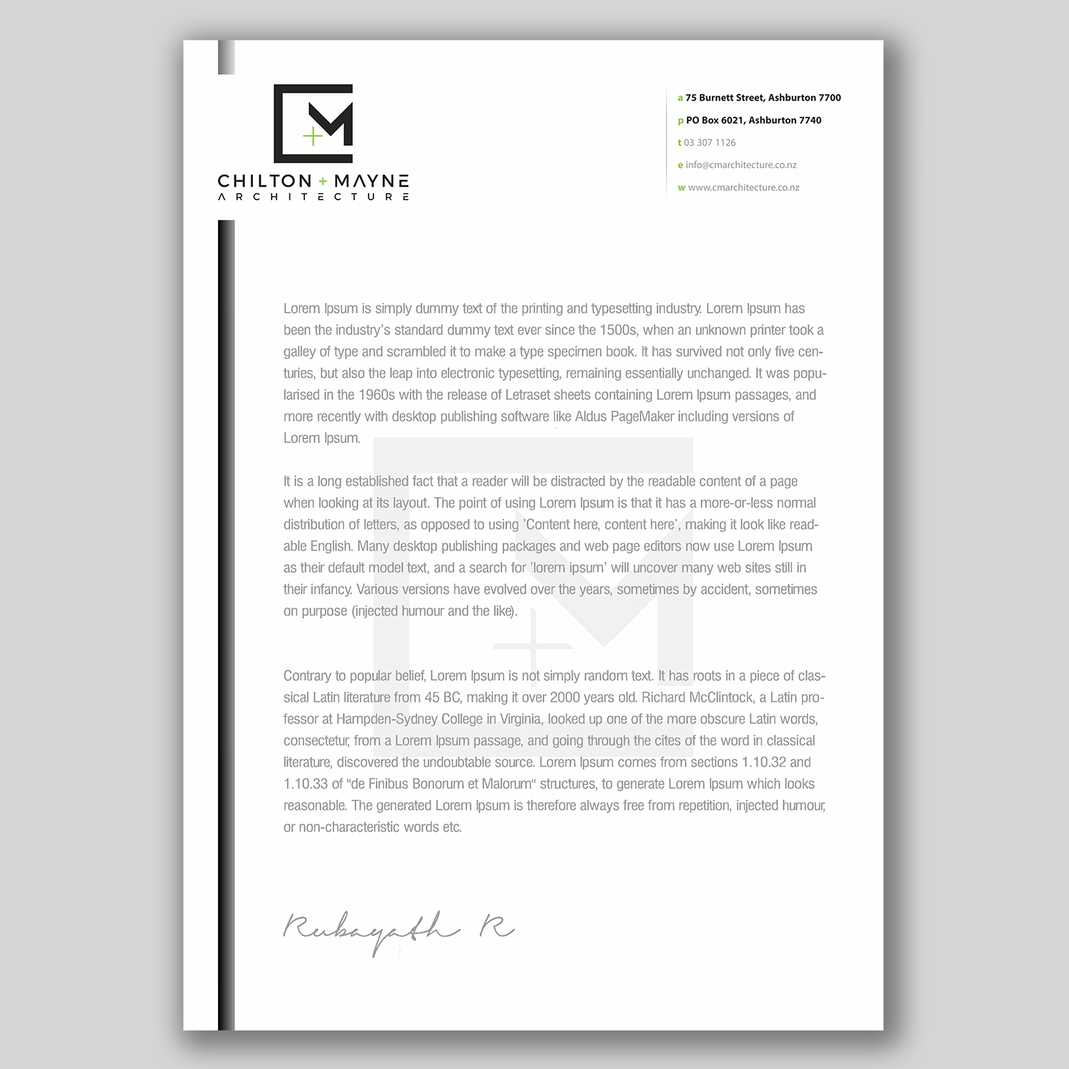 Stationery Design by Petter Goms for this project | Design #22129546