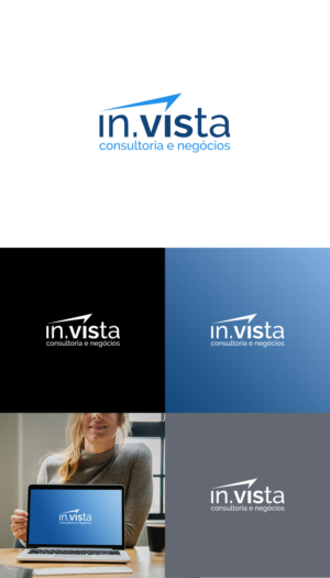 Logo Design by happybrain design for In.Vista Consultoria e Negócios | Design: #22195837