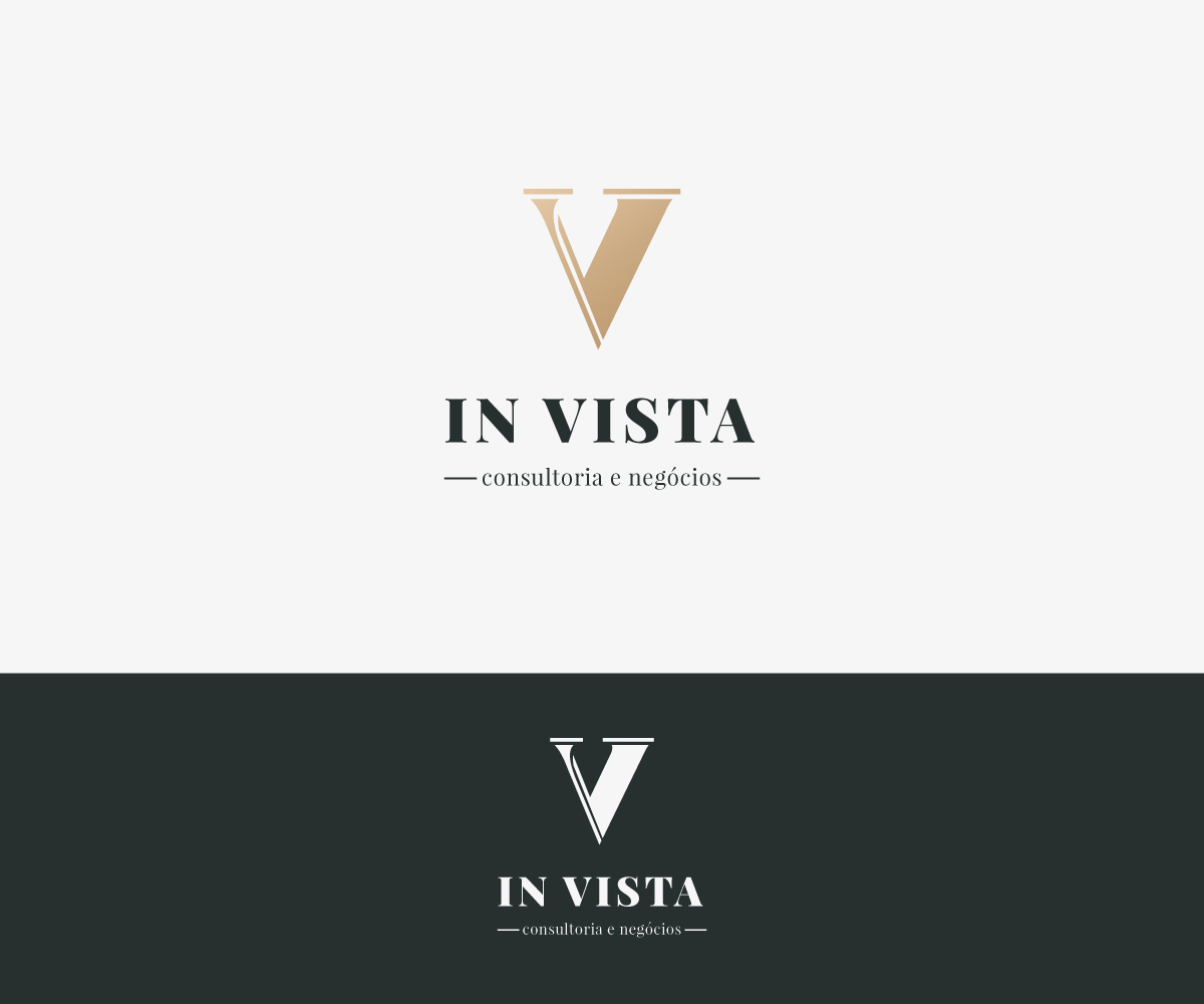 Logo Design by Anggerism for In.Vista Consultoria e Negócios | Design #22131227