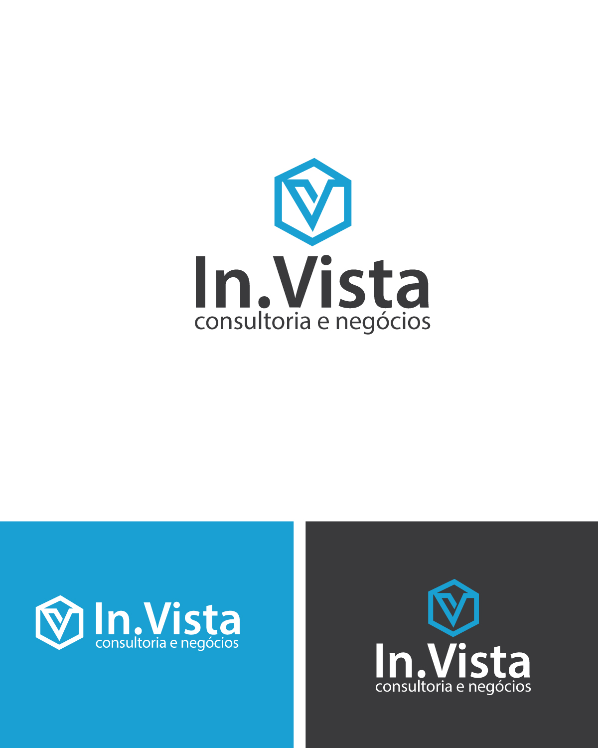 Logo Design by k.l.s.chatterjee 2 for In.Vista Consultoria e Negócios | Design #22132234