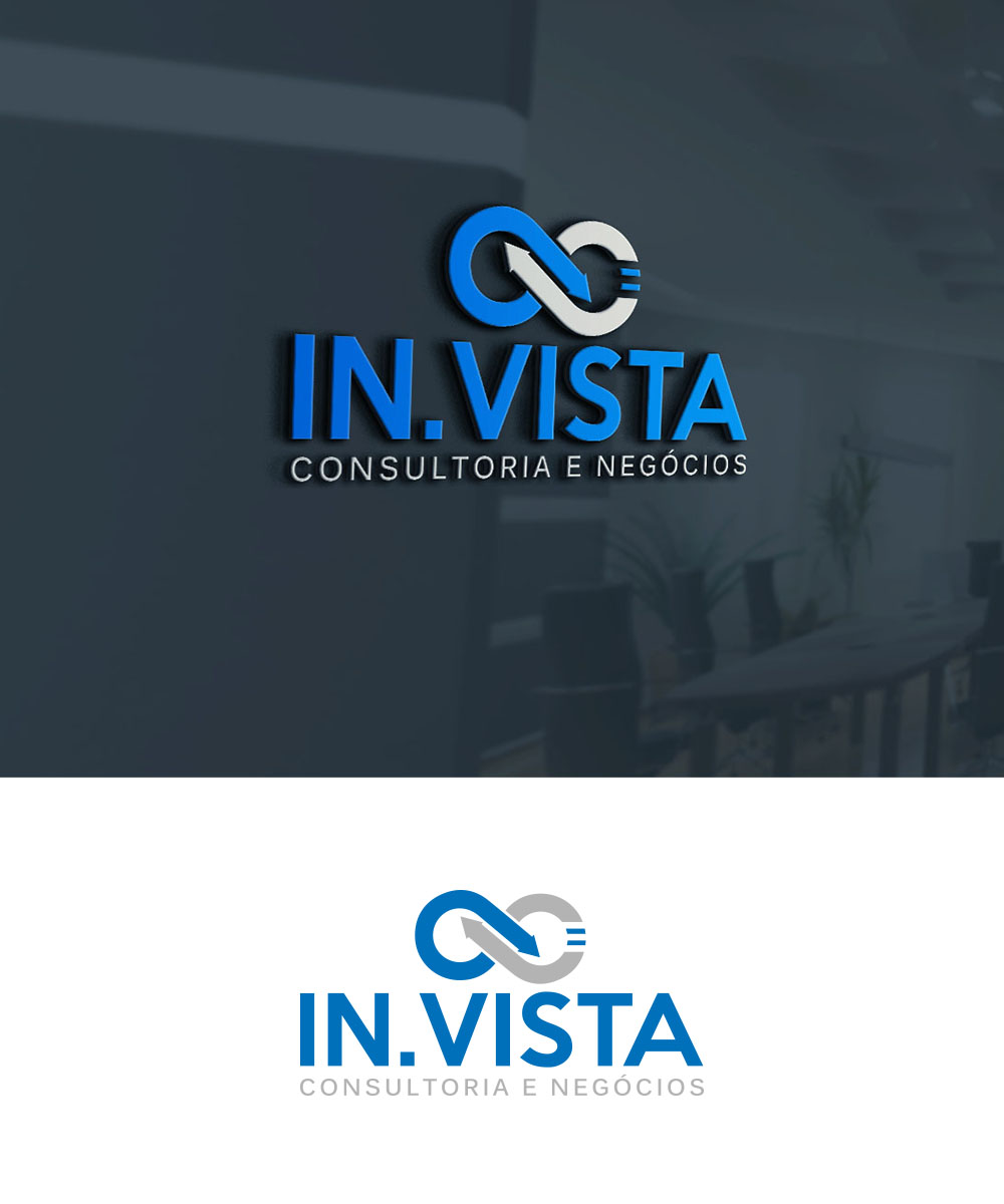 Logo Design by Aliqa Design for In.Vista Consultoria e Negócios | Design #22125800
