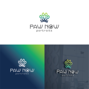 Paw Now Portraits | Logo Design by Muhammad Imran 3