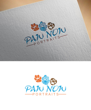 Paw Now Portraits | Logo Design by Aliqa Design